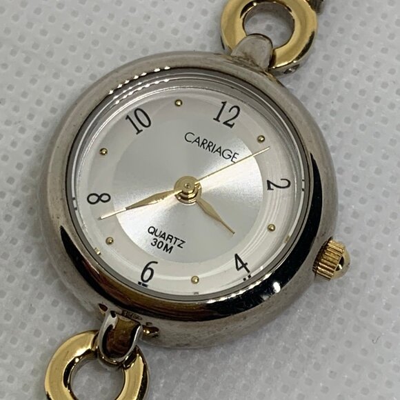 Carriage by Timex women watch C6A221 two tone quartz 23mm up to 7.5” running - Picture 3 of 6